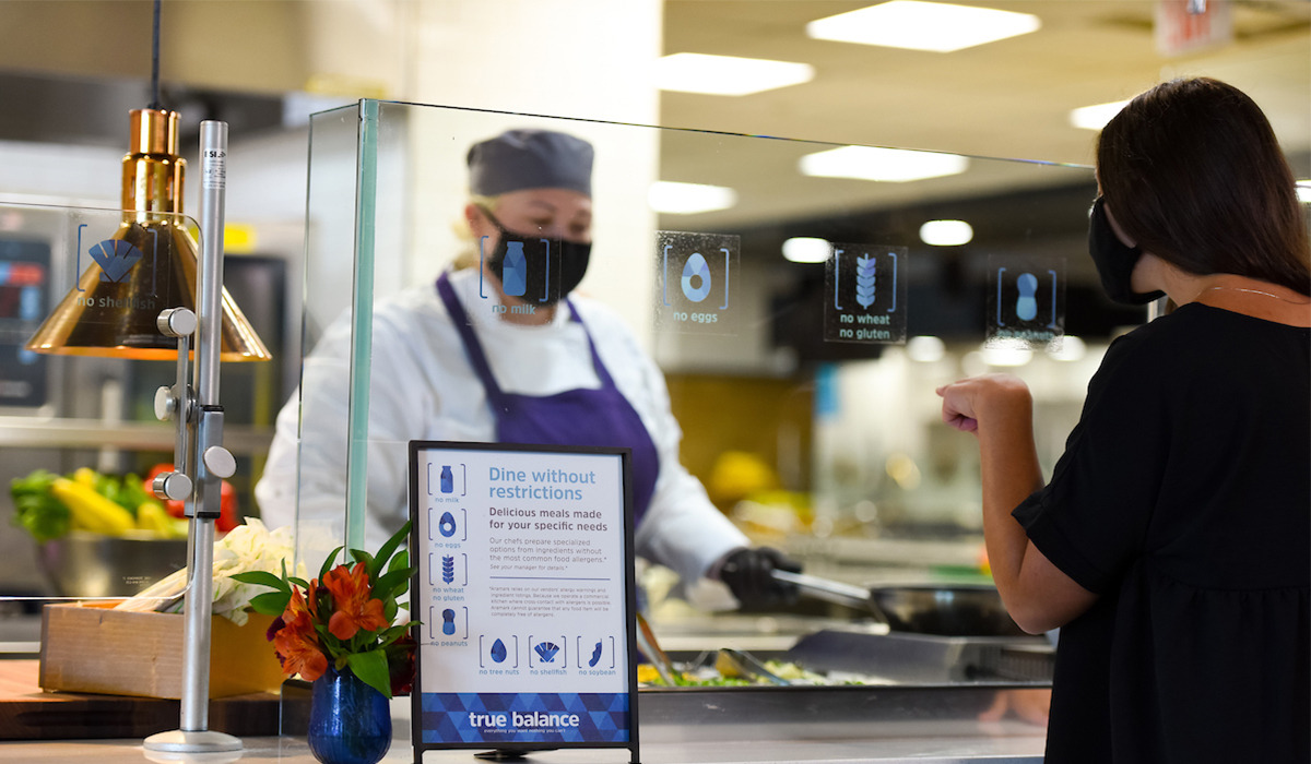 Higher education dining location